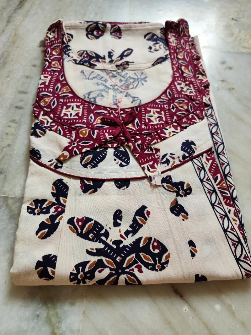 Kalamkari nighty 4 - Image 1